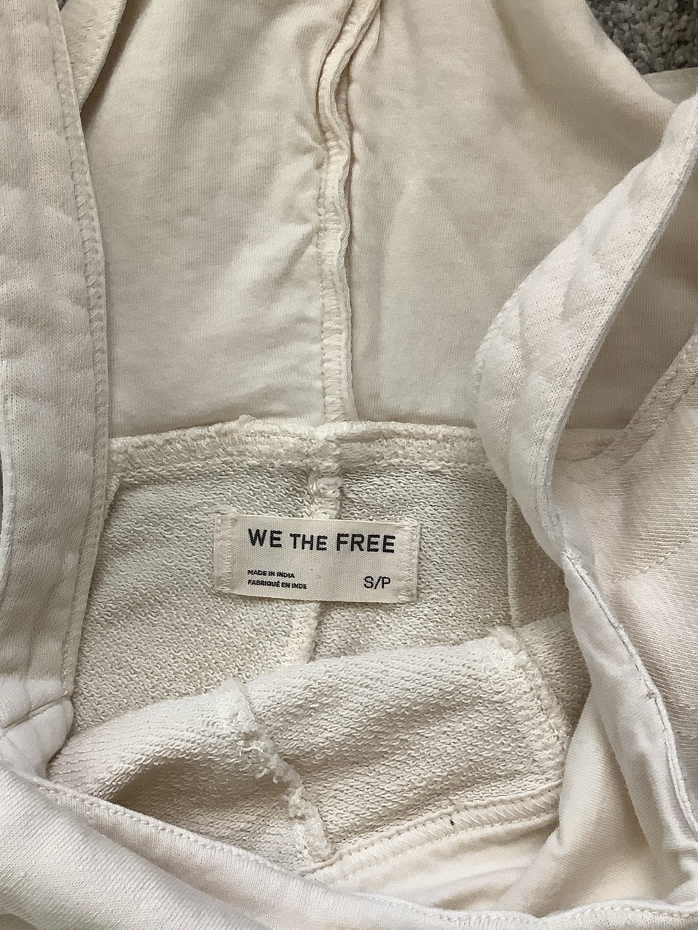 We The Free by Free People Felix Tapered Overalls Jumpsuit ~ Cream - Picture 7 of 12